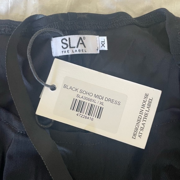 SLA black Soho Midi dress - Picture 11 of 14